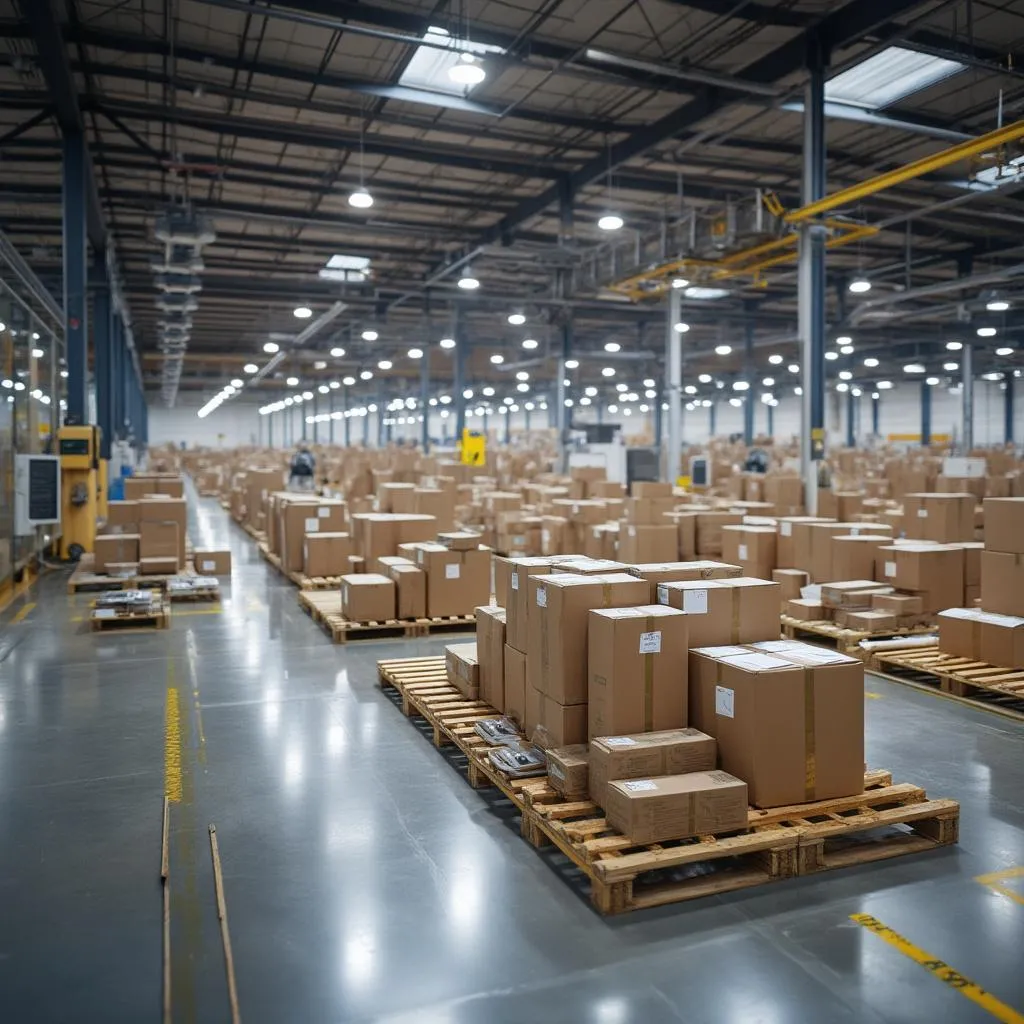 E-commerce fulfillment centrum